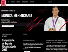 Tablet Screenshot of monicamerenciano.com